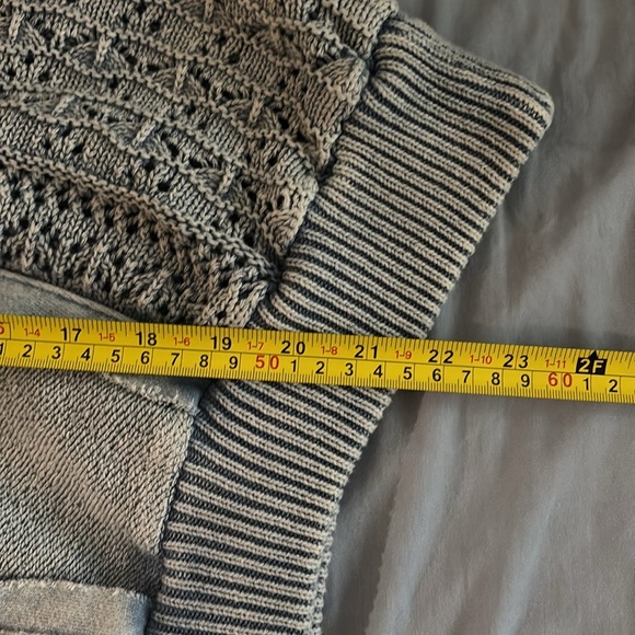 Altar'd State Light Blue Textured Knit Slouchy Sweater size XS - Picture 11 of 11